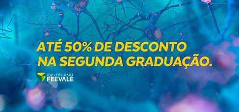 Banner central - até 50% de desconto na segunda graduação