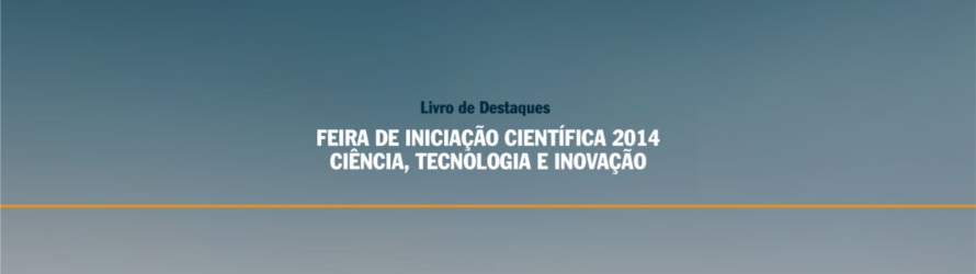 Imagem de referência e-book Livro de Destaques Feira de Iniciação Científica 2014