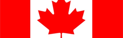 Banner central - bandeira do Canadá