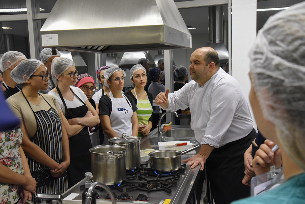 Uma das atividades do Coonect aconteceu , no Centro de Estudos de Nutrição e Gastronomia