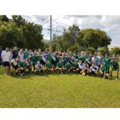 Jogo amistoso entre Universidade Feevale e Universidade Clara Jackson de Montevidéu