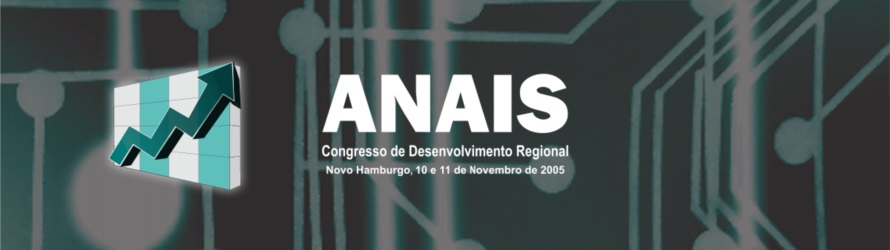 Imagem de referência Anais do Congresso de Desenvolvimento Regional