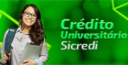 Banner de apoio - Credito Universitário Sicredi