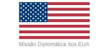 Logo - missão diplomática dos EUA