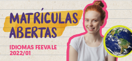 Banner de apoio - Idiomas Feevale 2022/01