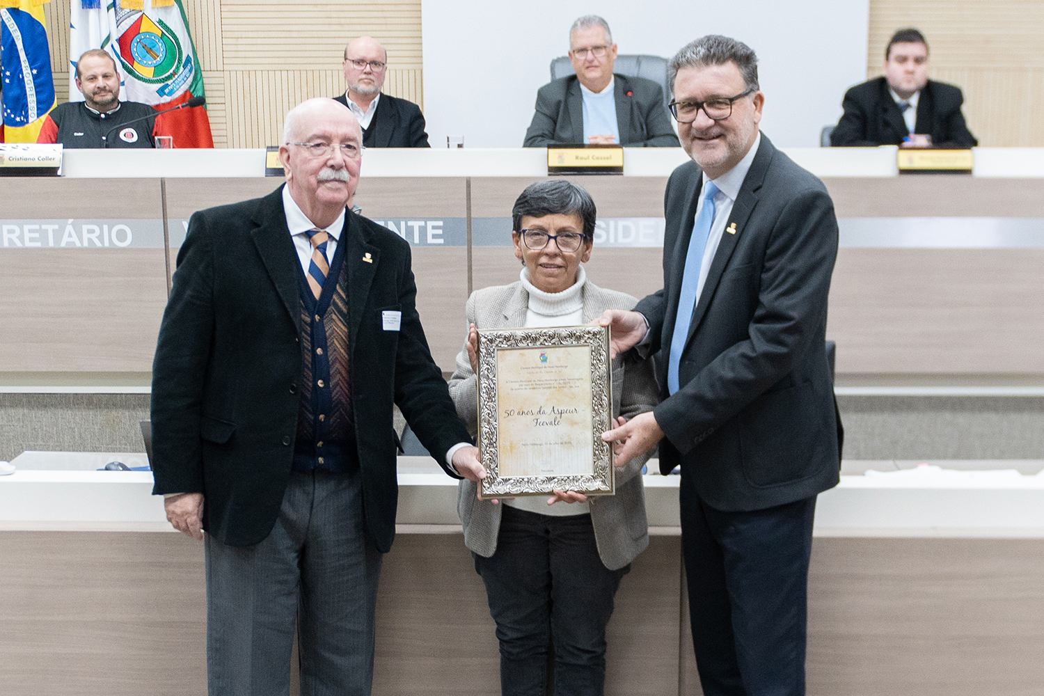 Homenagem na Câmara de Vereadores de Novo Hamburgo