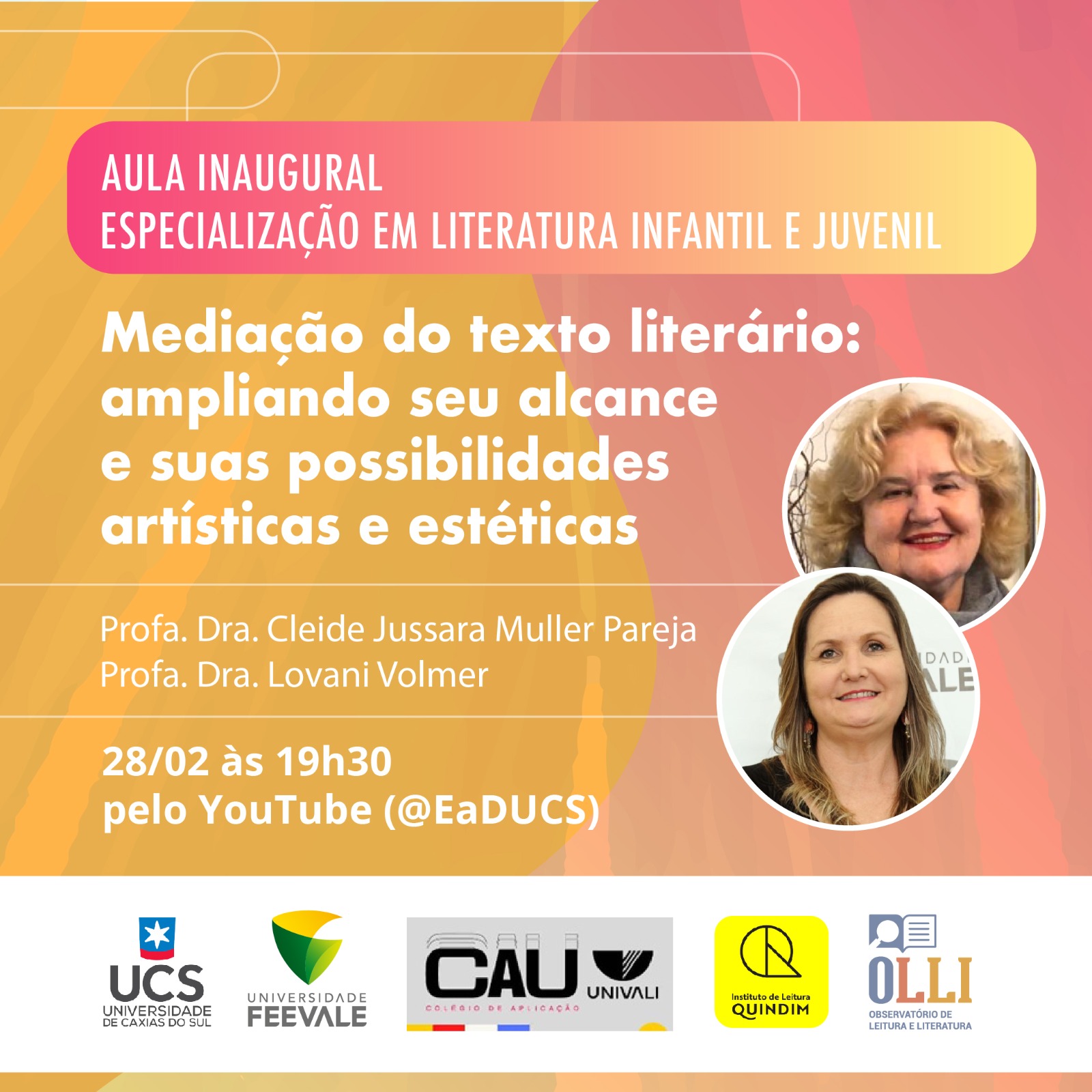 aula inaugural UCS