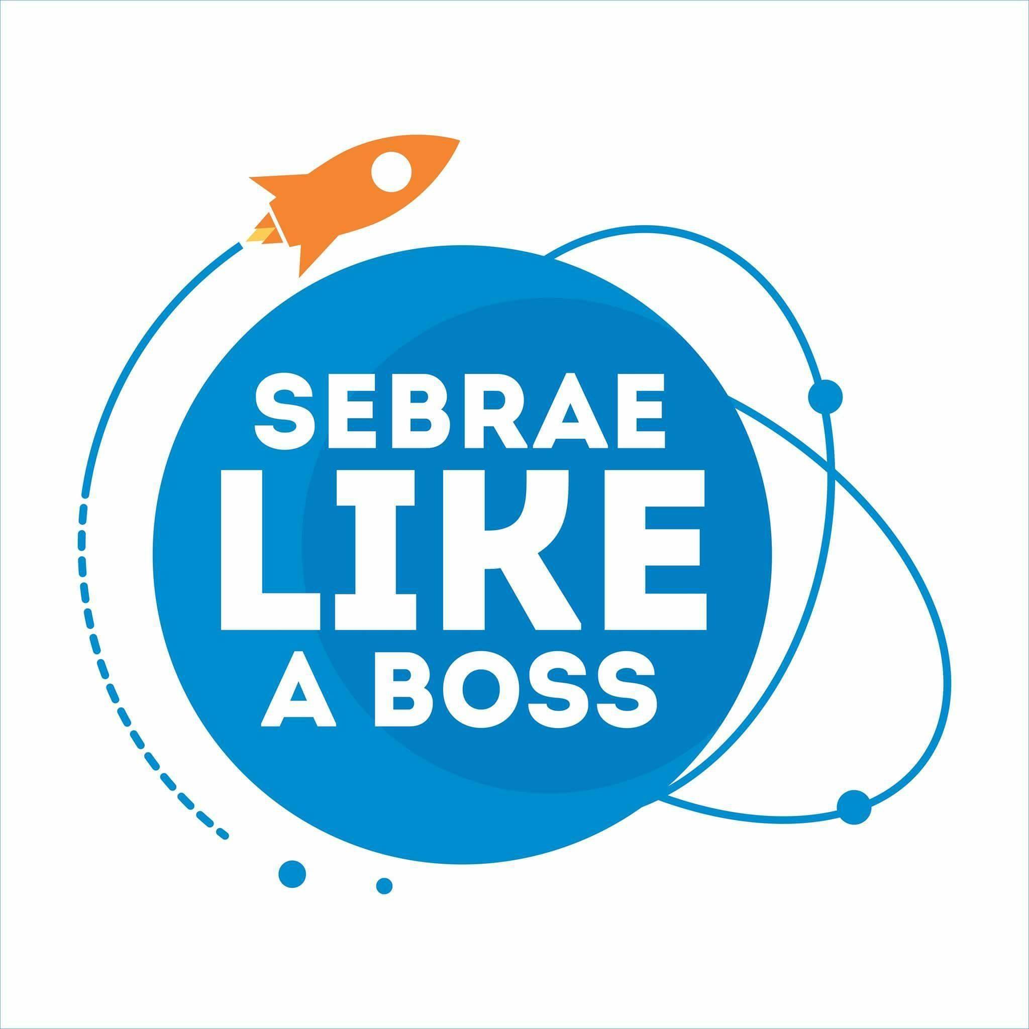 sebrae like a boss logo