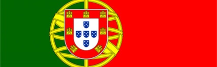 Banner central - bandeira de Portugal