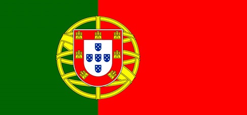 Banner central - bandeira de Portugal
