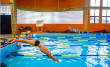 Atleta durante treinamento