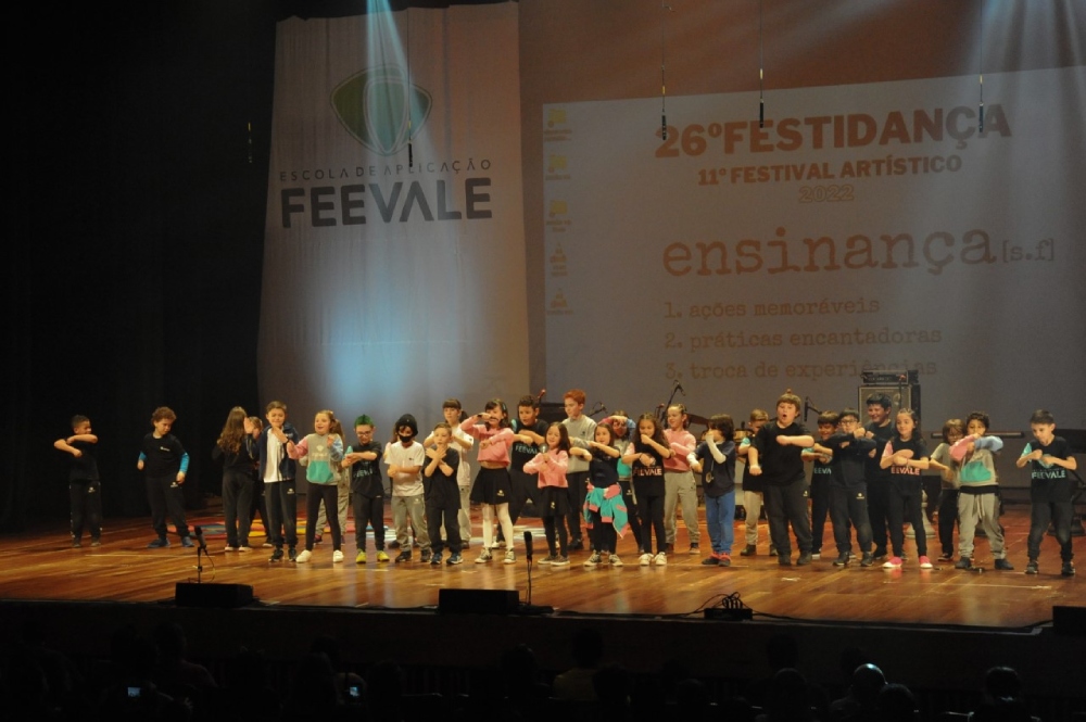 Ensinança foi tema do 26° Festidança e 11° Festival Artístico da Escola de Aplicação Feevale   