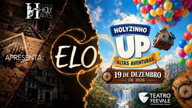 Studio Holy Arts, apresenta: ELO + UP ALTAS AVENTURAS
