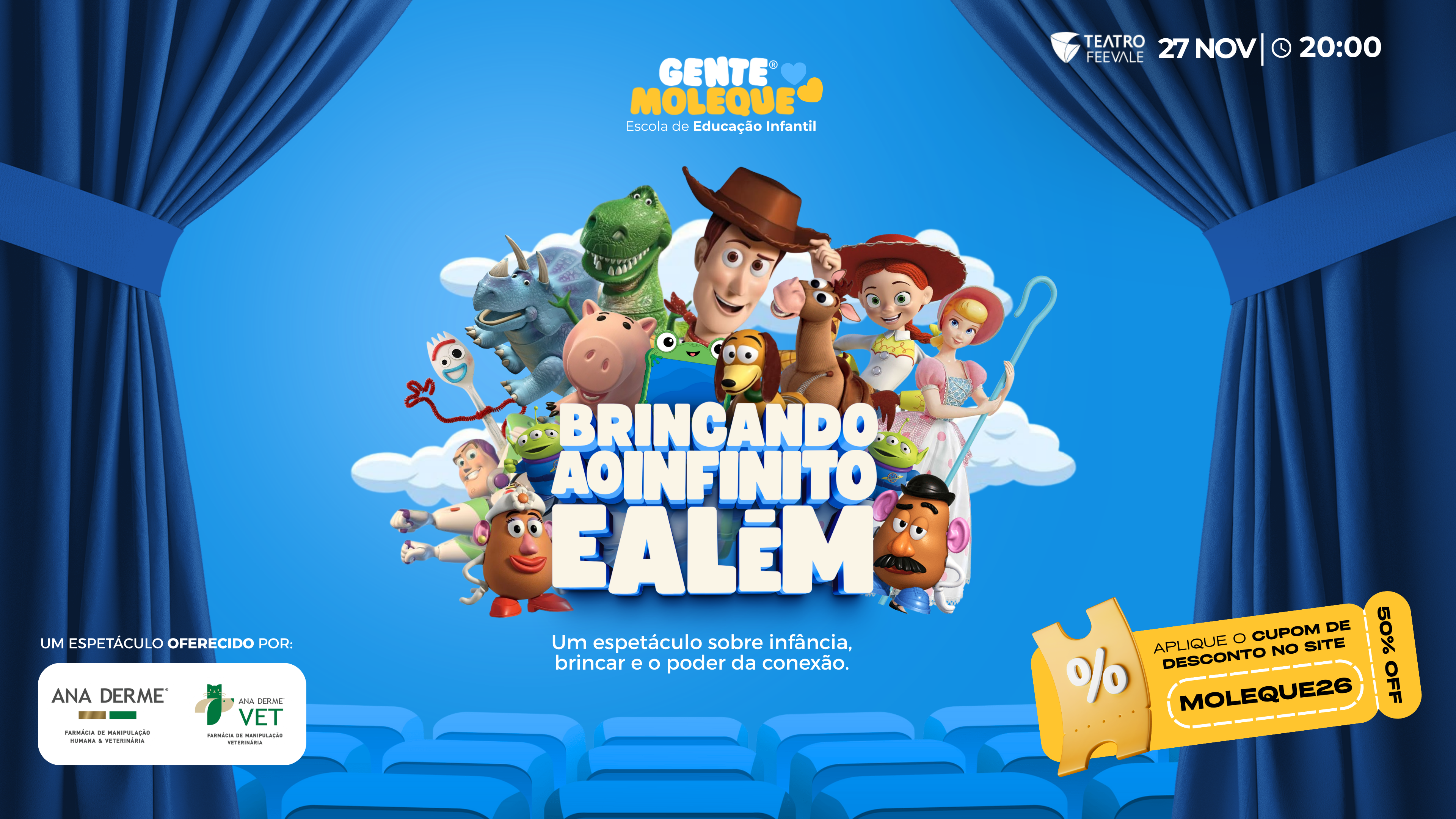 Gente Moleque apresenta: Brincando ao infinito e além