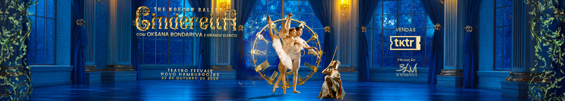 THE MOSCOW BALLET – CINDERELLA com Oksana Bondareva e Leonardo Di Checchi